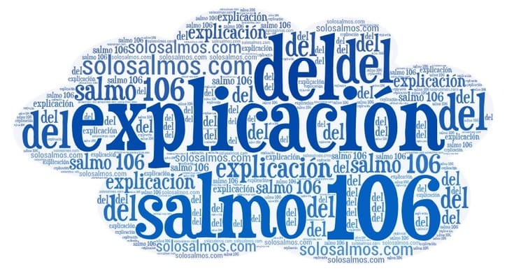 explicación del salmo 106