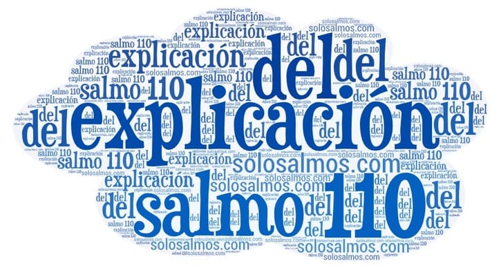 explicación del salmo 110