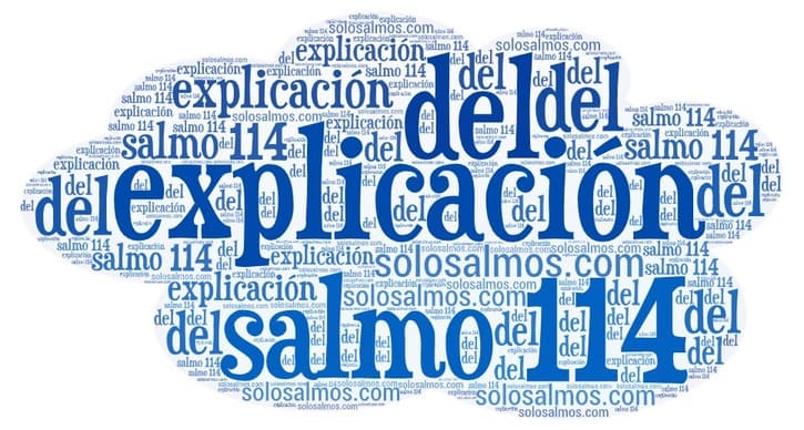 explicación del salmo 114
