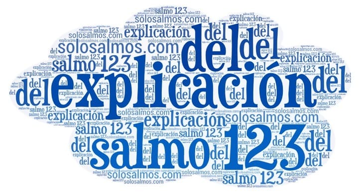 explicación del salmo 123