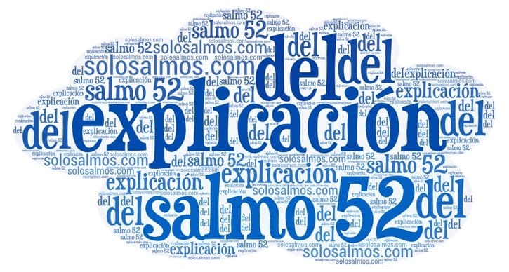 explicación del salmo 52