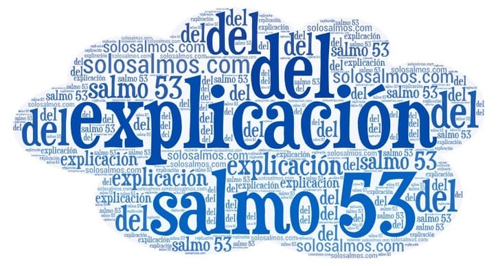 explicación del salmo 53