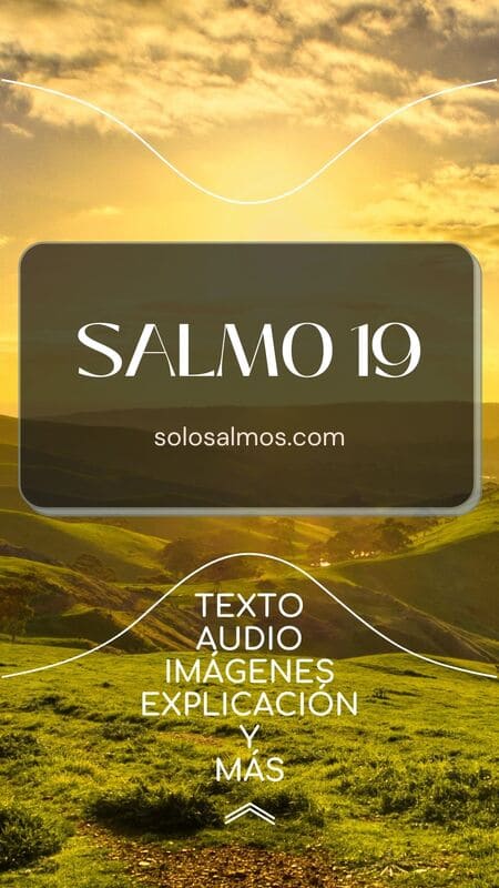 salmo 19 audio, texto, pdf, explicación, 