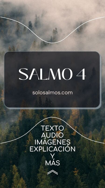 salmo 4 audio, texto, pdf, explicación, 