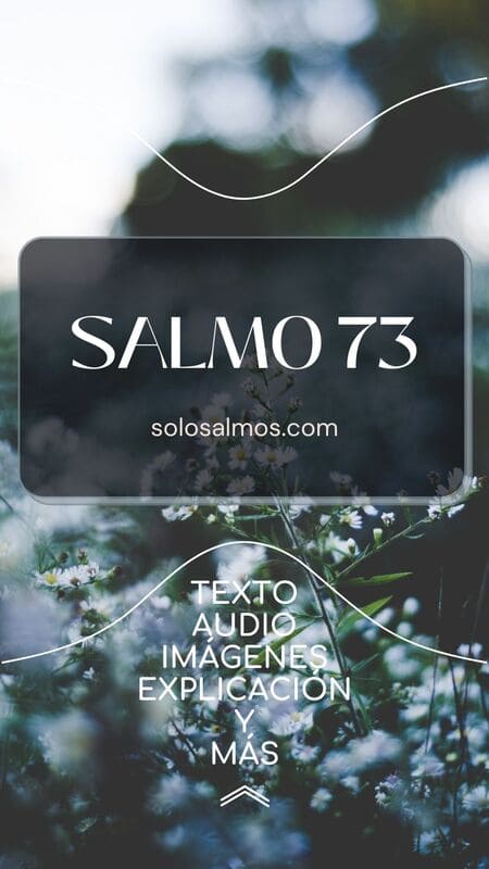 salmo 73 audio, texto, pdf, explicación, 